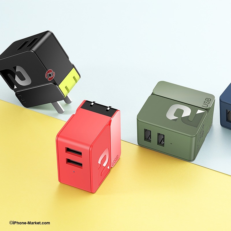 آداپتور فست شارژ 2 پورت 12 وات Rock RWC-0446