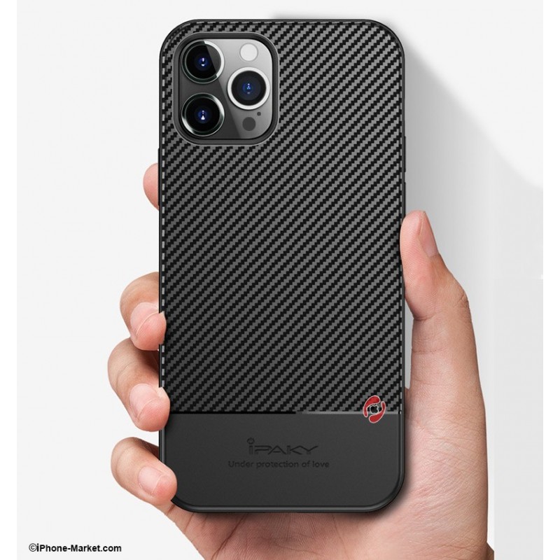 قاب کربنی آیفون 12 پرو مکس iPaky Moosy