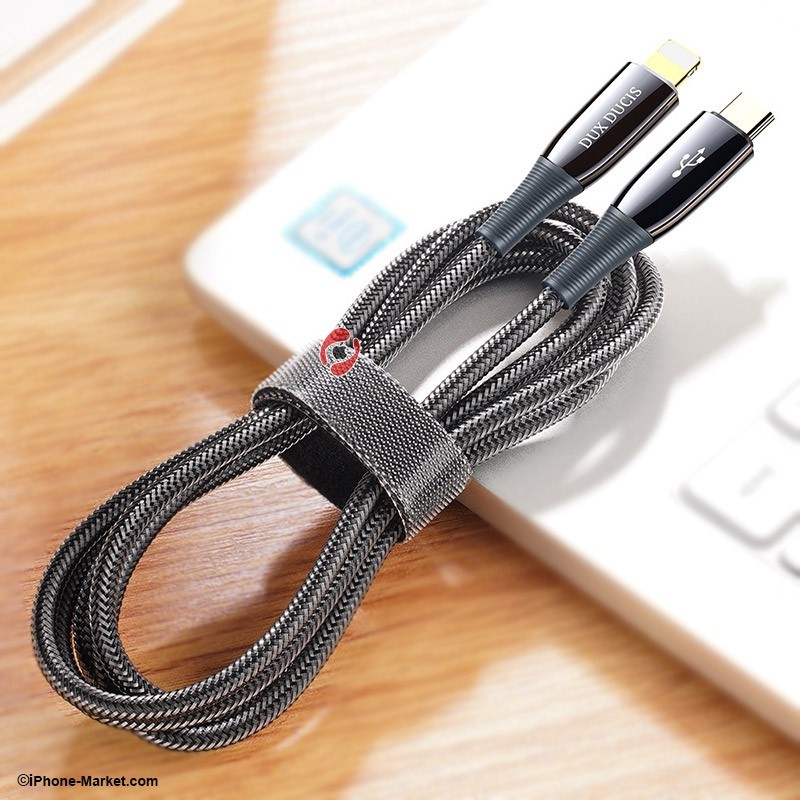 کابل فست شارژ یو اس بی سی به لایتنینگ Dux Ducis K-IV