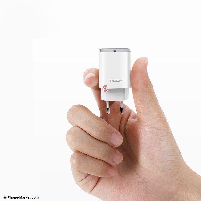 آداپتور 20 وات تایپ سی Rock T12 Pro PD