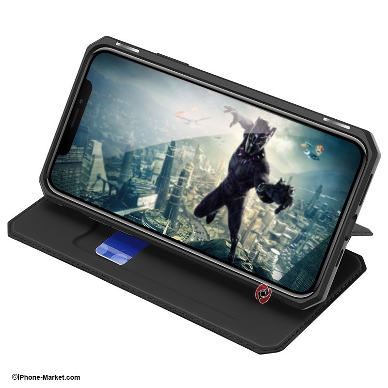 کیف کتابی چرم آیفون 12 پرو مکس Dux Ducis Skin X