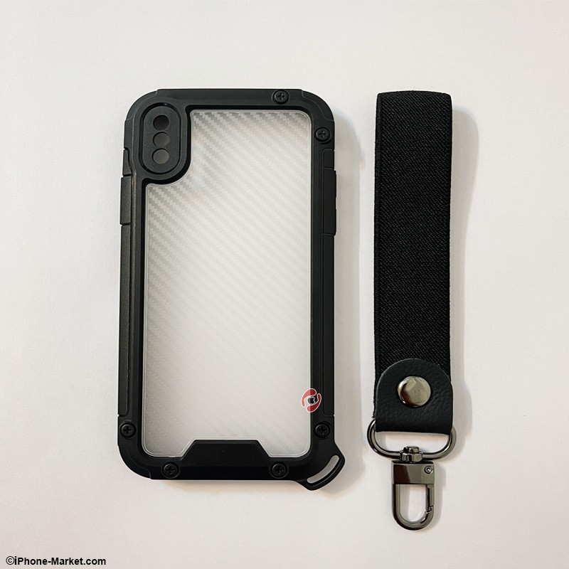 کاور ضدضربه کربنی آیفون ایکس اس مکس