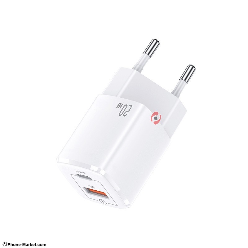 شارژر دیواری 20 وات 2 پورت USAMS US-CC128 QC3.0 PD