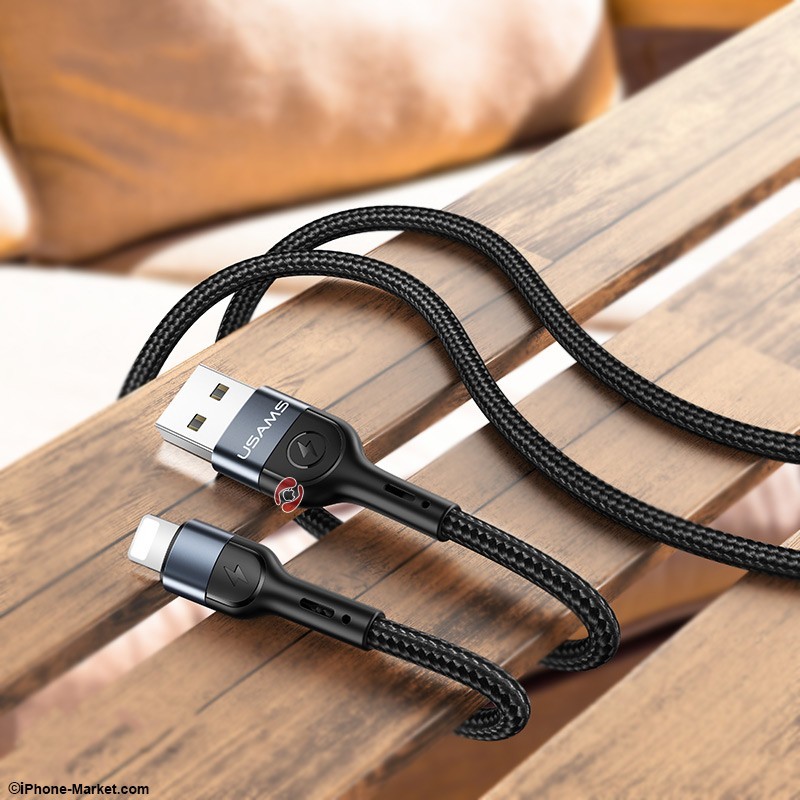 کابل لایتنینگ 1 متر مدل US-SJ448 برند USAMS