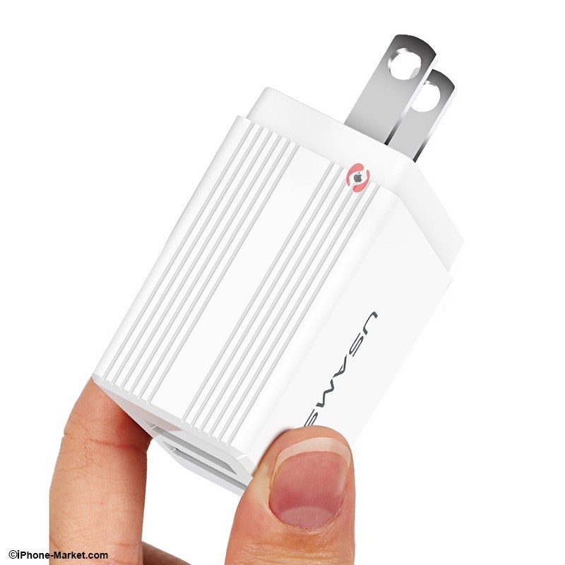 شارژر دیواری 2 پورت USAMS US-CC089 T24