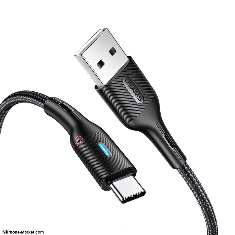 کابل تایپ سی قطع کن هوشمند 1.2 متر USAMS US-SJ460