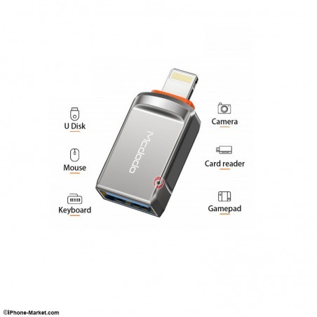 مبدل OTG لایتنینگ به USB 3 مدل OT-8600 برند Mcdodo