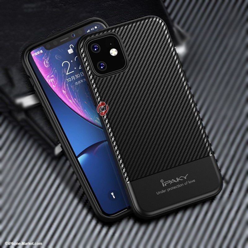 کاور طرح کربن آیفون 11 iPaky Carbon Fiber