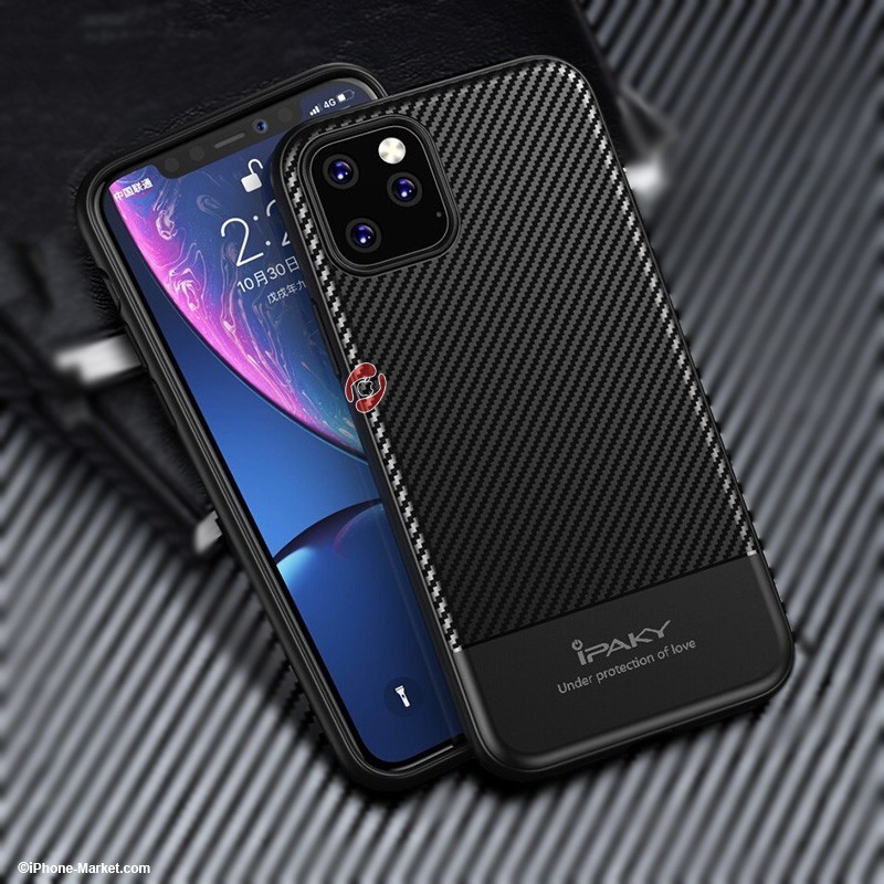 کاور کربنی آیفون 11 پرو iPaky Carbon Fiber