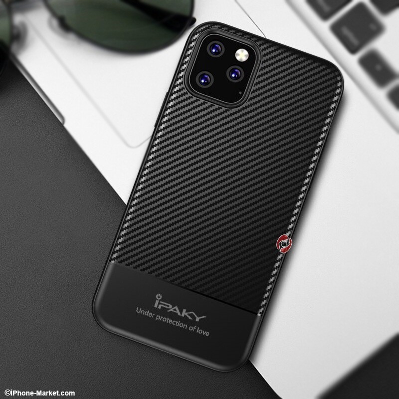 کاور کربنی آیفون 11 پرو iPaky Carbon Fiber