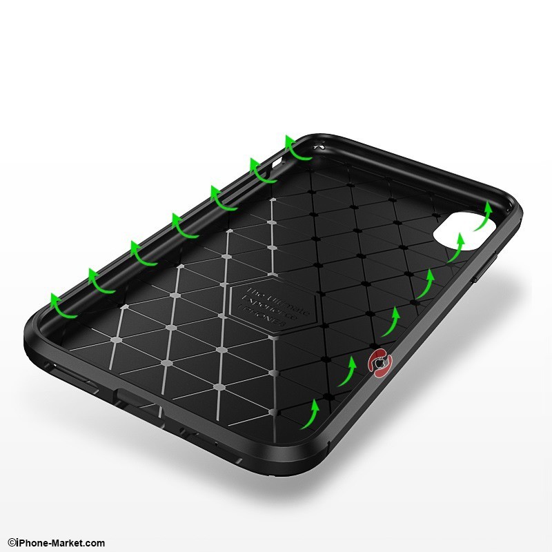 قاب کربنی TPU آیفون XS Max برند iPaky