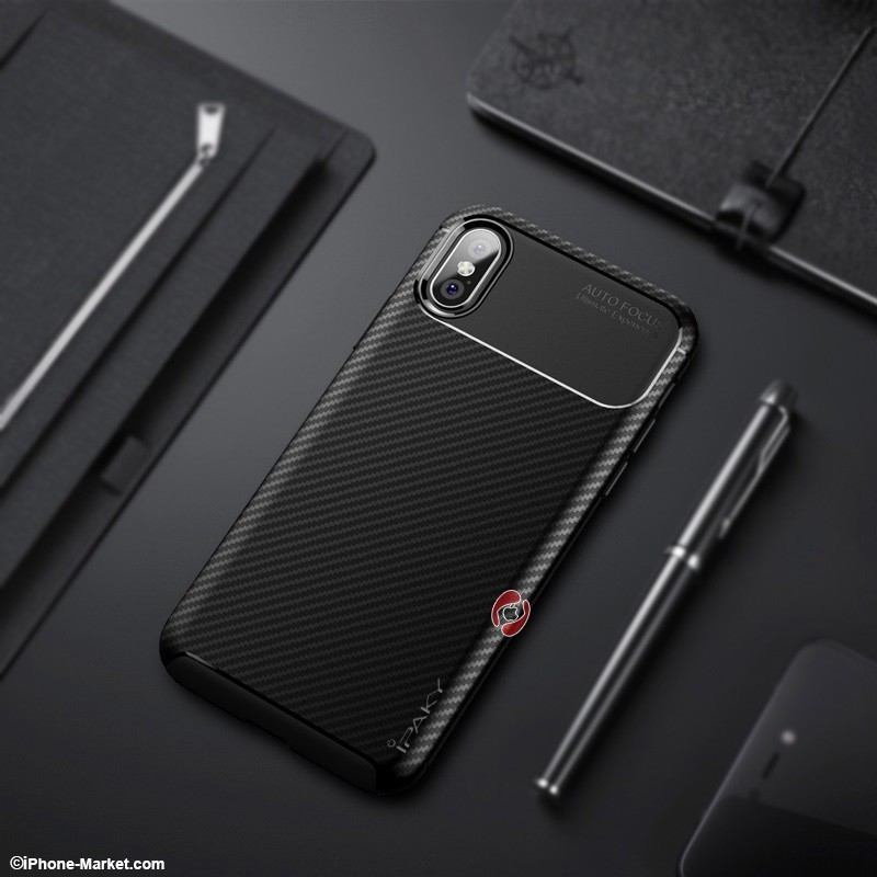 قاب کربنی TPU آیفون XS Max برند iPaky