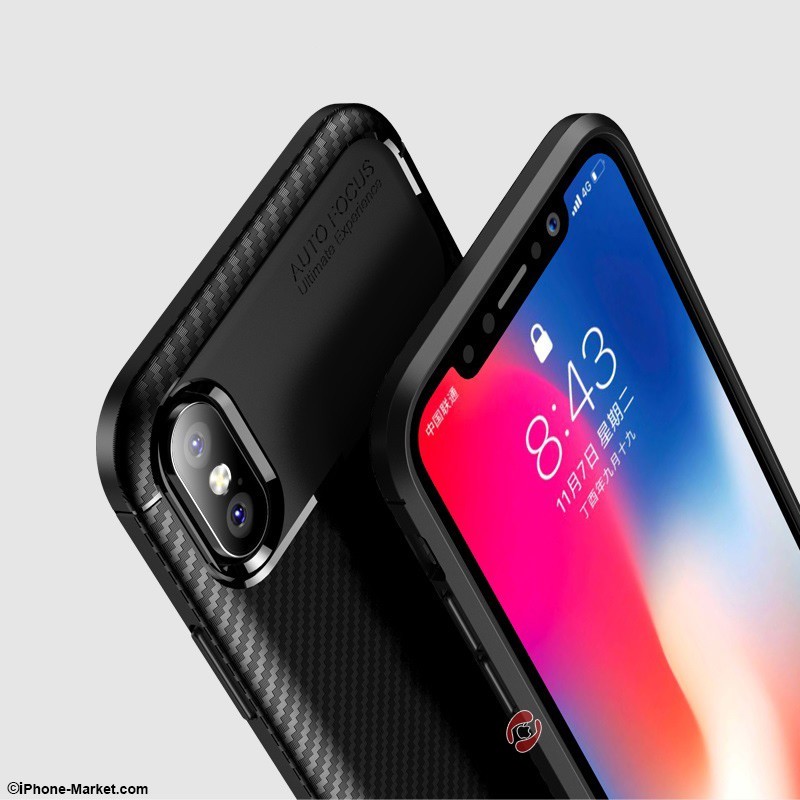 قاب کربنی TPU آیفون X و XS برند iPaky