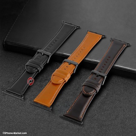 VPG Perseus Series Genuine Leather Band Apple Watch 42/44/45mm