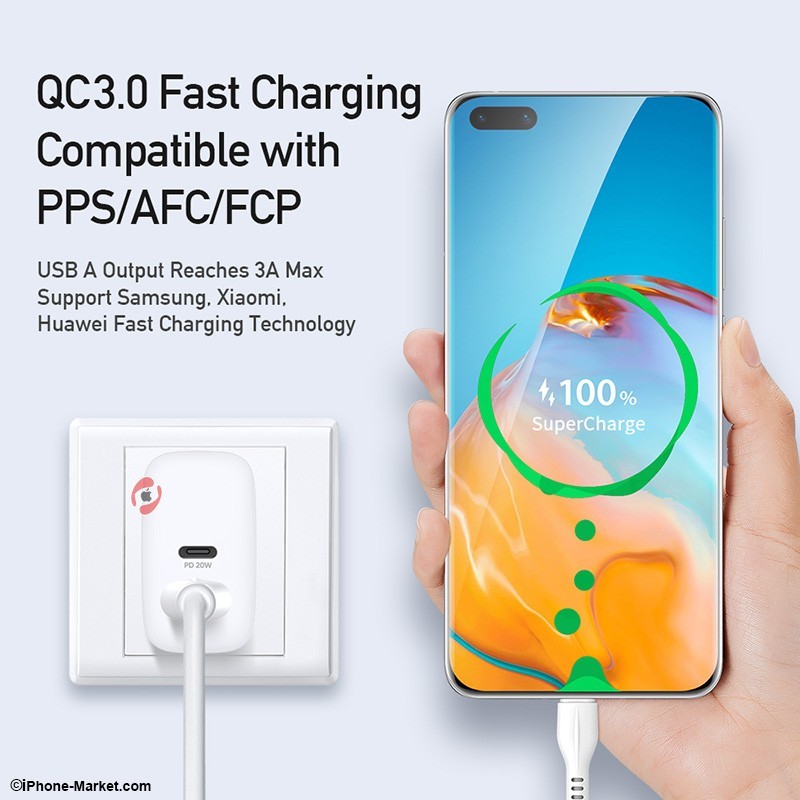 Dux Ducis C70 PD 20W QC 18W Fast Charger