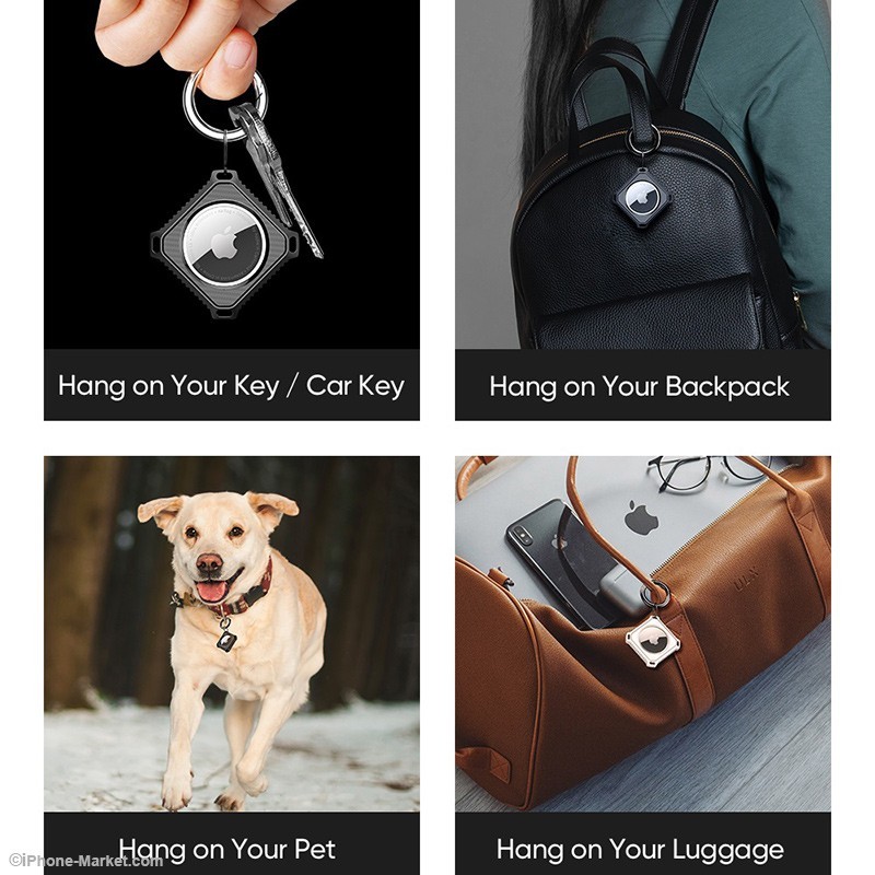 DuxDucis TPU Secure Holder AirTag