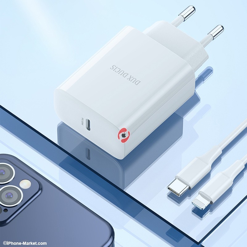 آداپتور دیواری 20 وات تایپ سی Dux Ducis PD