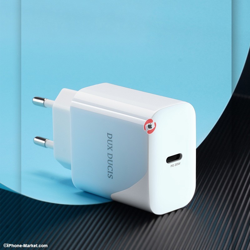 آداپتور دیواری 20 وات تایپ سی Dux Ducis PD