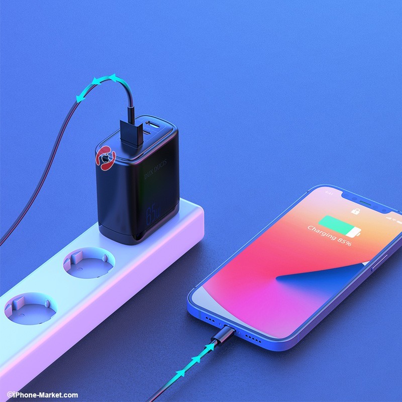 Dux Ducis C110 PD 65W Super Si 3-Port Fast Charger