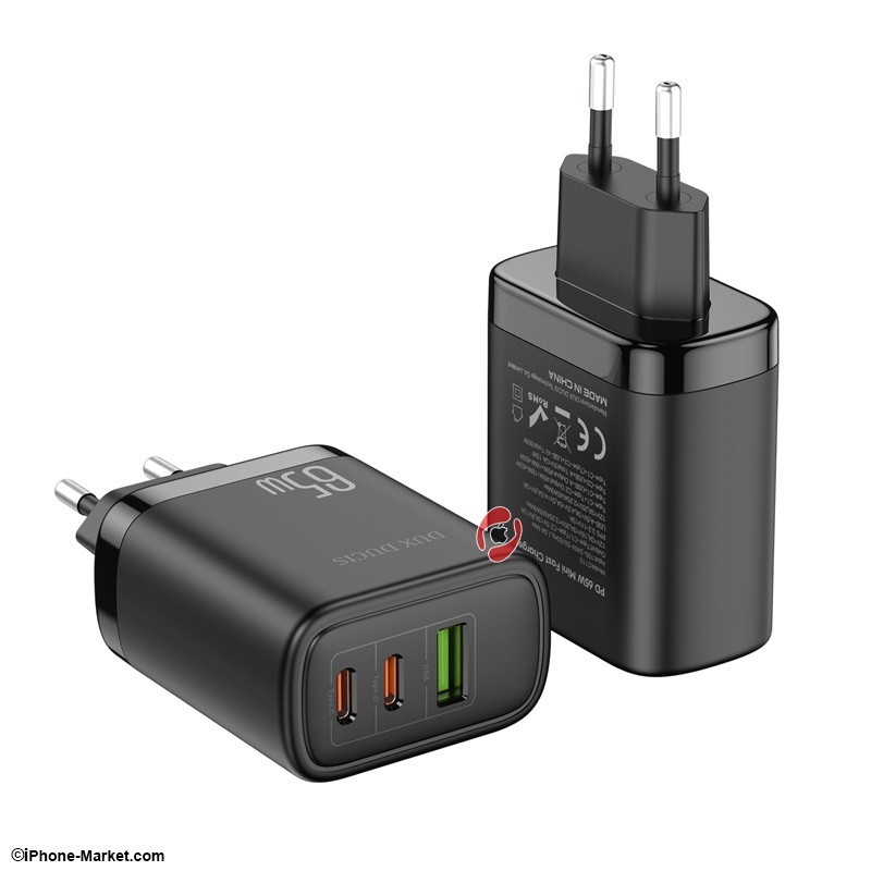 Dux Ducis C110 PD 65W Super Si 3-Port Fast Charger