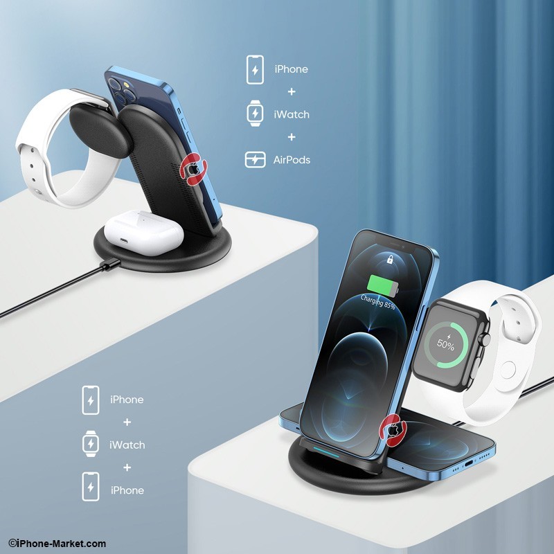 Dux Ducis C7 Wireless Charging Station 3 in 1