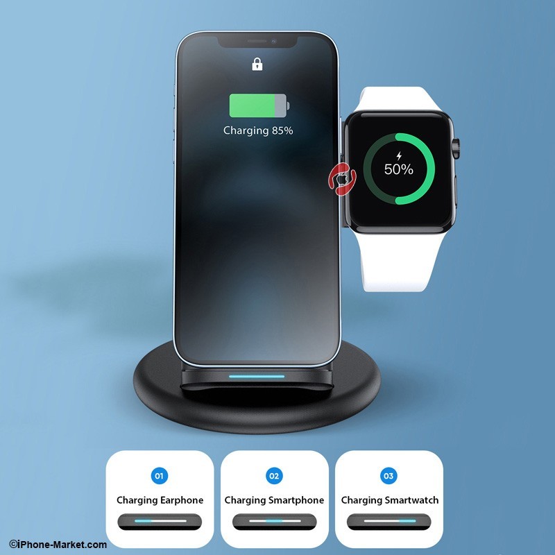 Dux Ducis C7 Wireless Charging Station 3 in 1