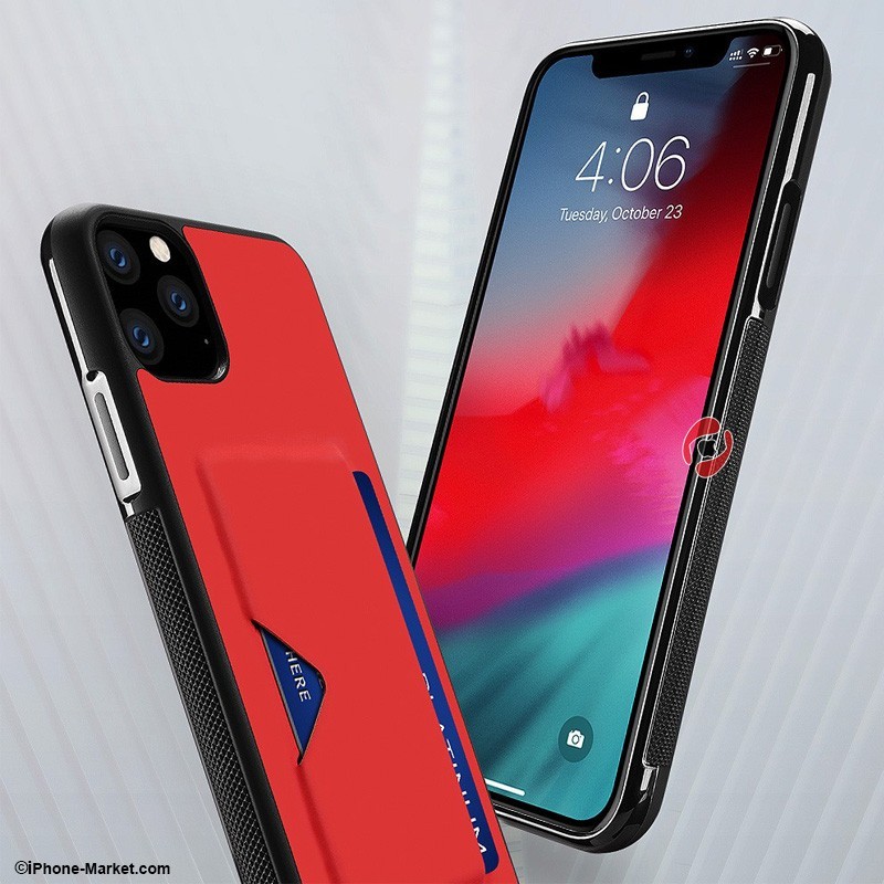 کاور چرم آیفون 11 پرو مکس مدل Pocard برند Dux Ducis