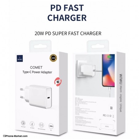 WiWU 20W PD Fast Charger RY-U56