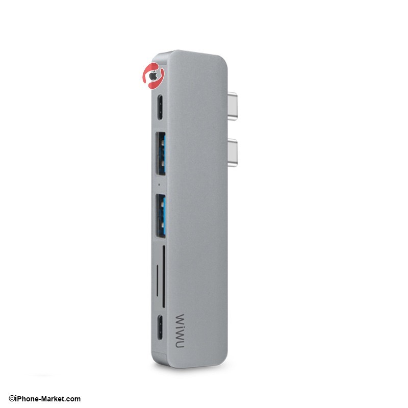 WiWU 7 in 1 Type-C Hub Adapter T8