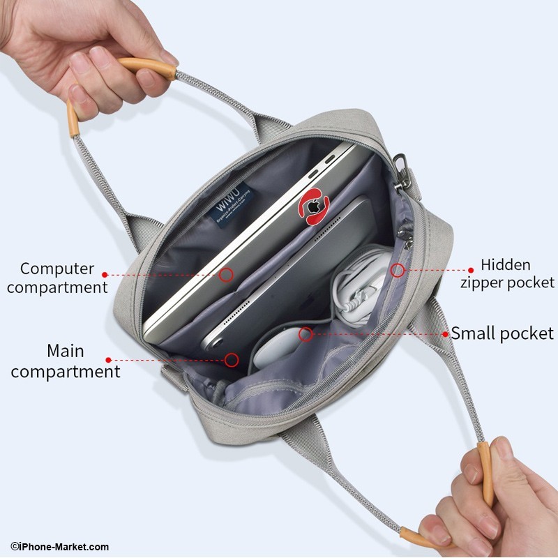 WiWU 12.9'' Pioneer Tablet Laptop Bag
