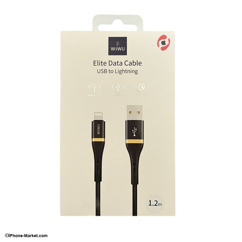 WIWU ED-100 Elite Nylon Braided Lightning Cable 1.2m