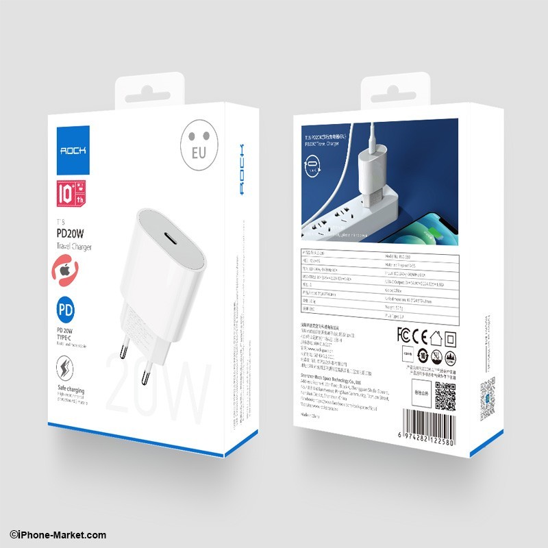 Rock Space T18 PD 20W Single Port Charger