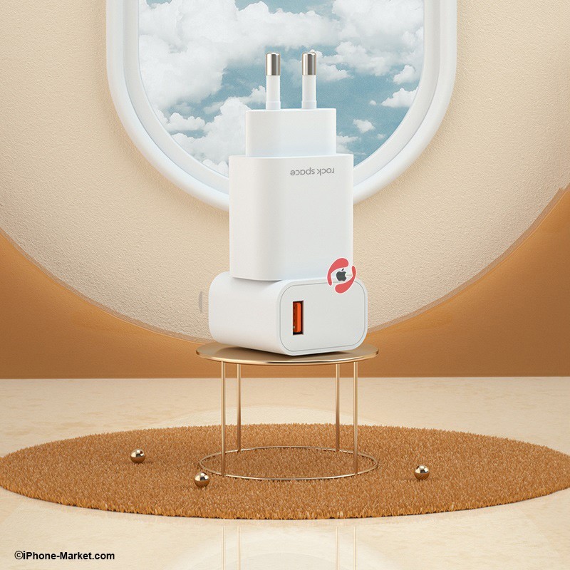 Rock Space T48 Single Port 18W Travel Charger