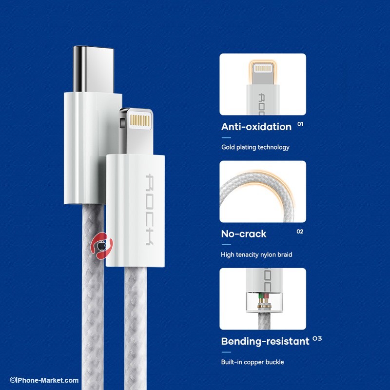 Rock Space Z20 PD Lightning To Type-C Cable