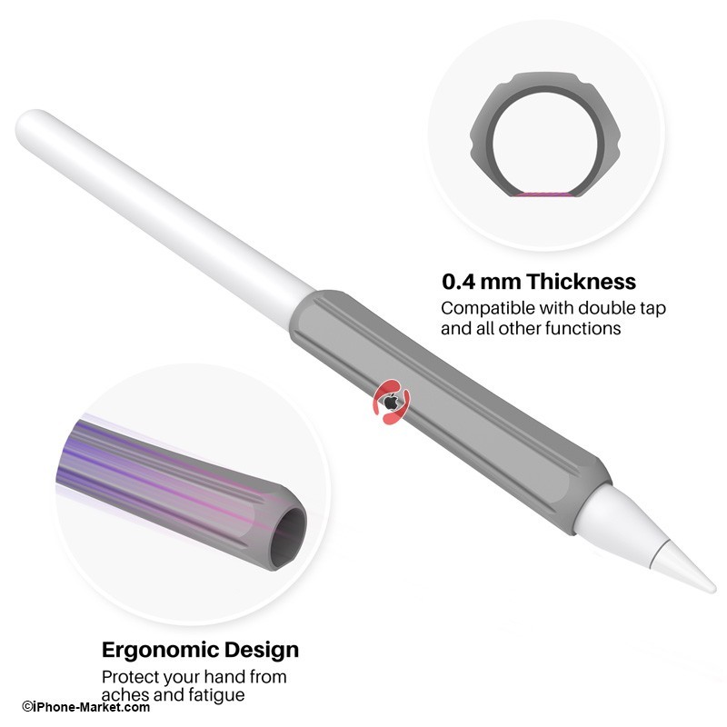 Stoyobe Silicone Grip Holder Apple Pencil 1&2