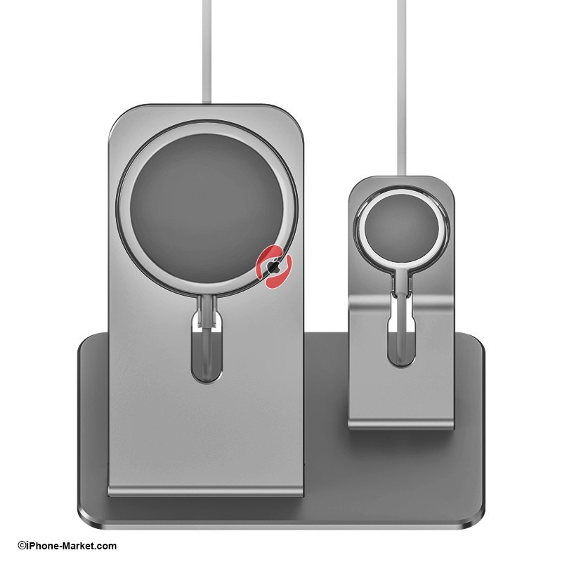 پایه شارژ رومیزی آیفون و اپل واچ Boneruy P32