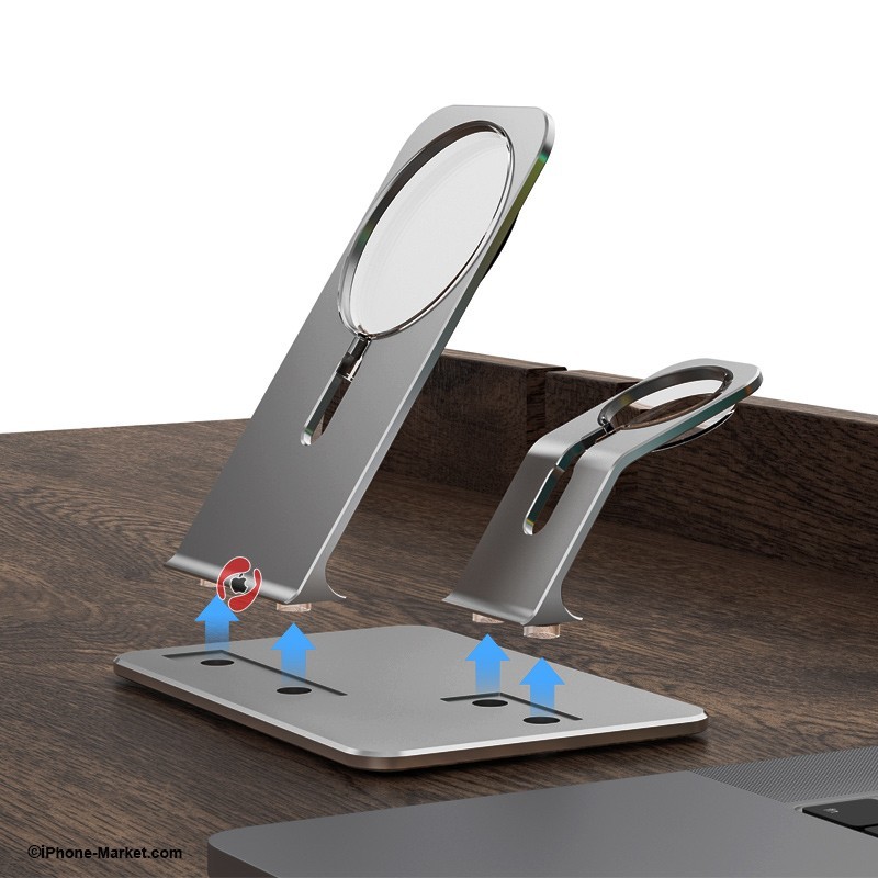 پایه شارژ رومیزی آیفون و اپل واچ Boneruy P32