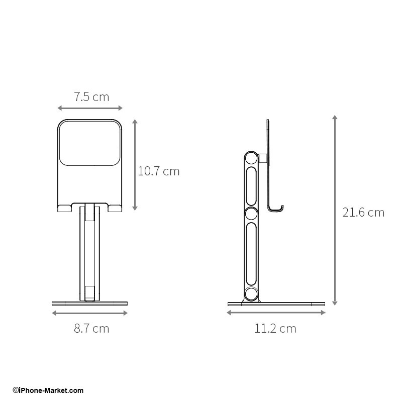پایه فلزی موبایل و تبلت 5 تا 12.9 اینچ Boneruy P66