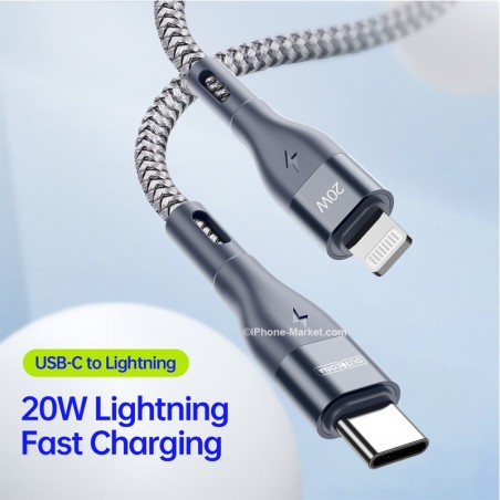 DUZZONA A1 USB C To Lightning Cable PD 20W