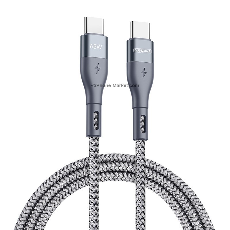 DUZZONA A2 USB C To USB C Cable PD 65W