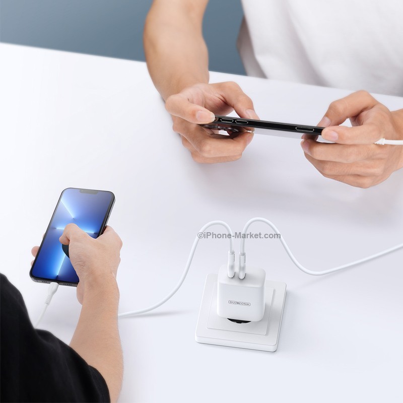 DUZZONA T4 PD 35W Wall Charger Dual USB-C Ports