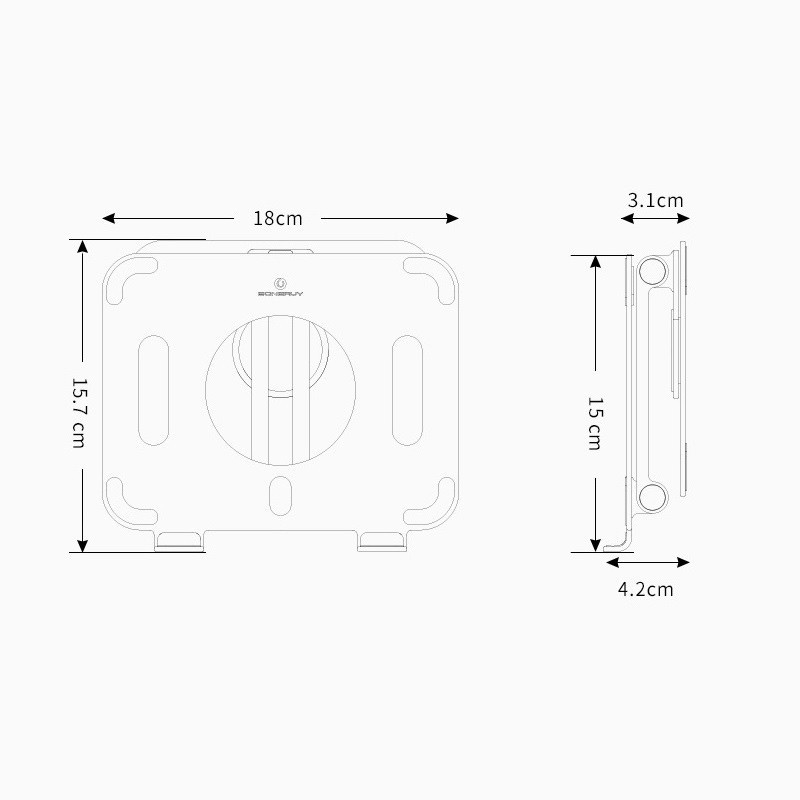 پایه رومیزی تبلت 5 تا 12.9 اینچ Boneruy L04MINI
