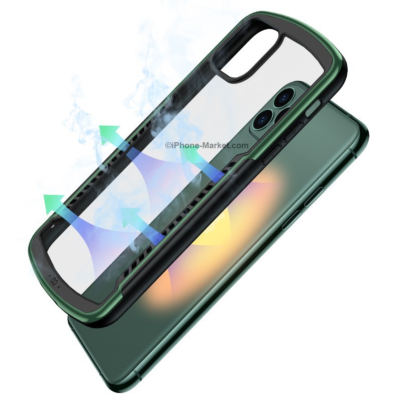 کاور مات ضد ضربه آیفون 11 پرو مدل Alpha Series برند XUNDD