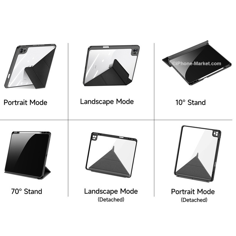 اسمارت کیس آیپد پرو 12.9 اینچ Dux Ducis Magi 2018 / 2020 / 2021 / 2022