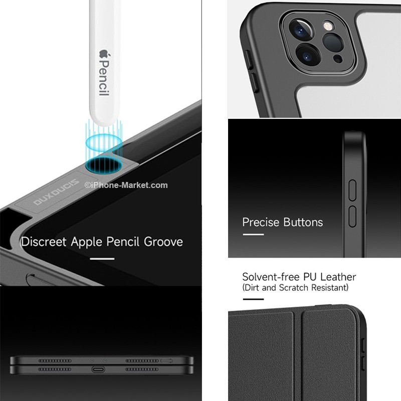 اسمارت کیس آیپد پرو 12.9 اینچ Dux Ducis Magi 2018 / 2020 / 2021 / 2022